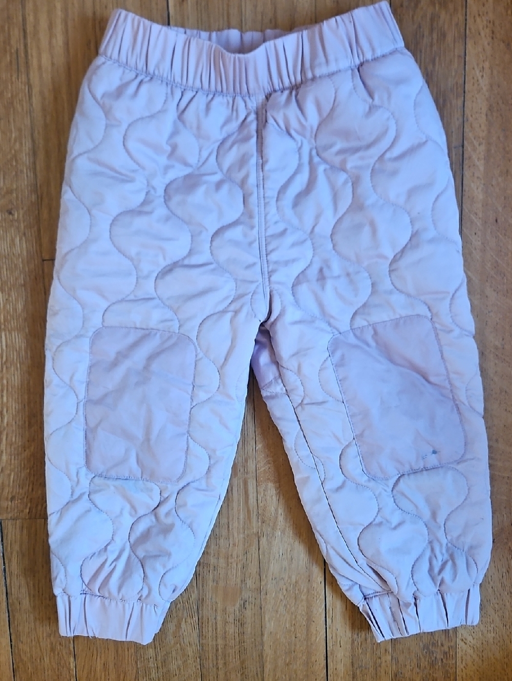 Patagonia Light Pink Quilted Pants (Girls 2T)